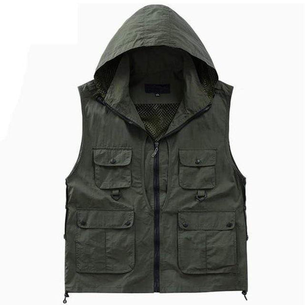 Hooded Tactical Vest Streetwear Brand Techwear Combat Tactical YUGEN THEORY