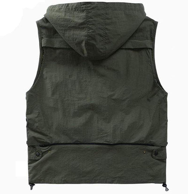 Hooded Tactical Vest Streetwear Brand Techwear Combat Tactical YUGEN THEORY