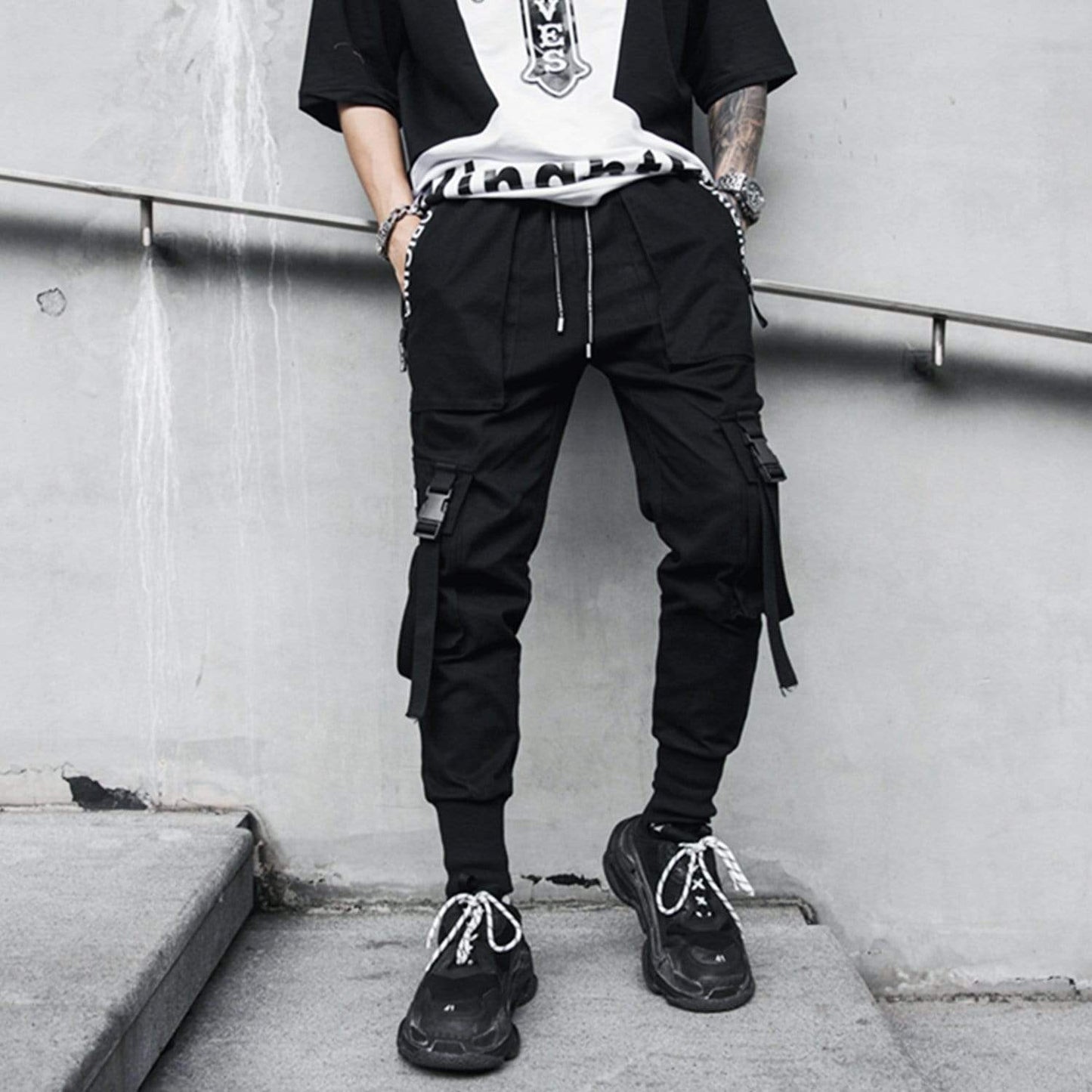 [Hottest] NEV “Crescent” Street  Pants Streetwear Brand Techwear Combat Tactical YUGEN THEORY