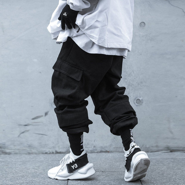 Individual Waist Multi Pockets Cargo Pants Streetwear Brand Techwear Combat Tactical YUGEN THEORY