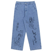 Japanese Girl Jeans Streetwear Brand Techwear Combat Tactical YUGEN THEORY