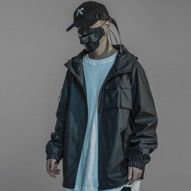 Japanese Glitch Techwear Jacket Streetwear Brand Techwear Combat Tactical YUGEN THEORY