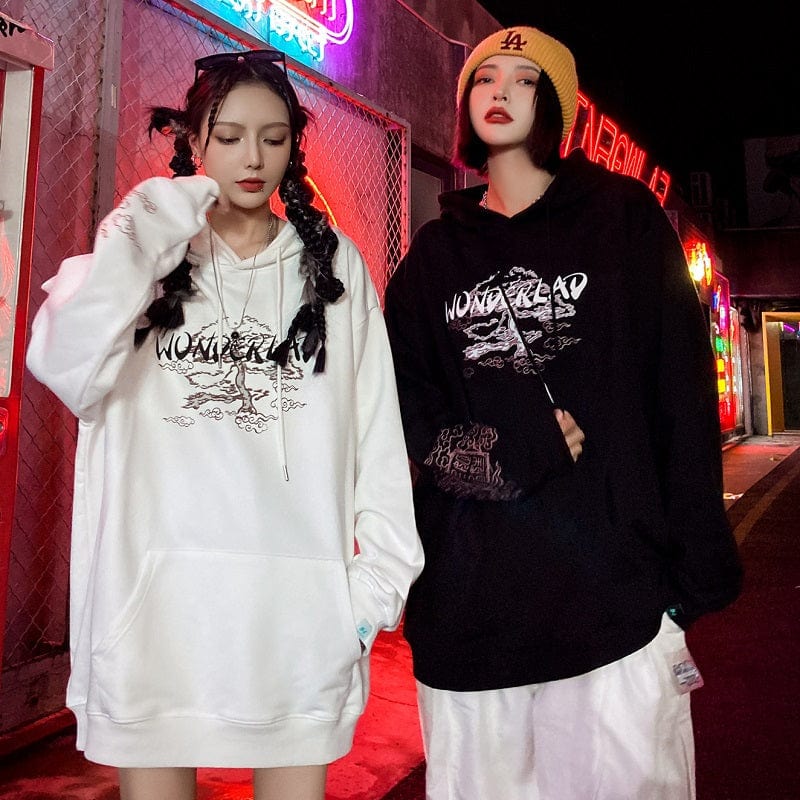 Japanese Wonderland Hoodie Streetwear Brand Techwear Combat Tactical YUGEN THEORY