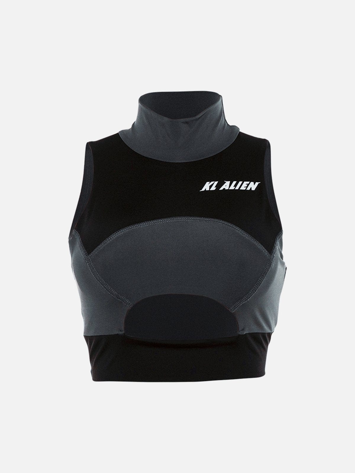 "KL ALLEN" Patchwork Hollow Vest Streetwear Brand Techwear Combat Tactical YUGEN THEORY