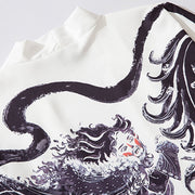 Knight Print Kimono Streetwear Brand Techwear Combat Tactical YUGEN THEORY