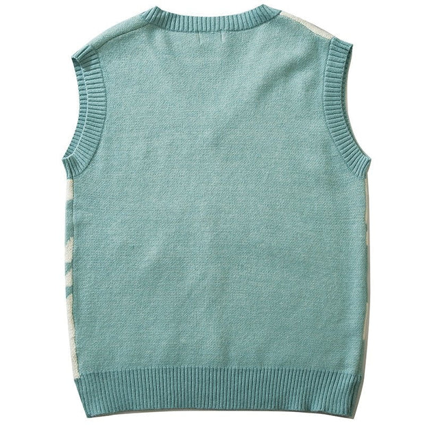 Knitted Sweater Vest Duck Streetwear Brand Techwear Combat Tactical YUGEN THEORY