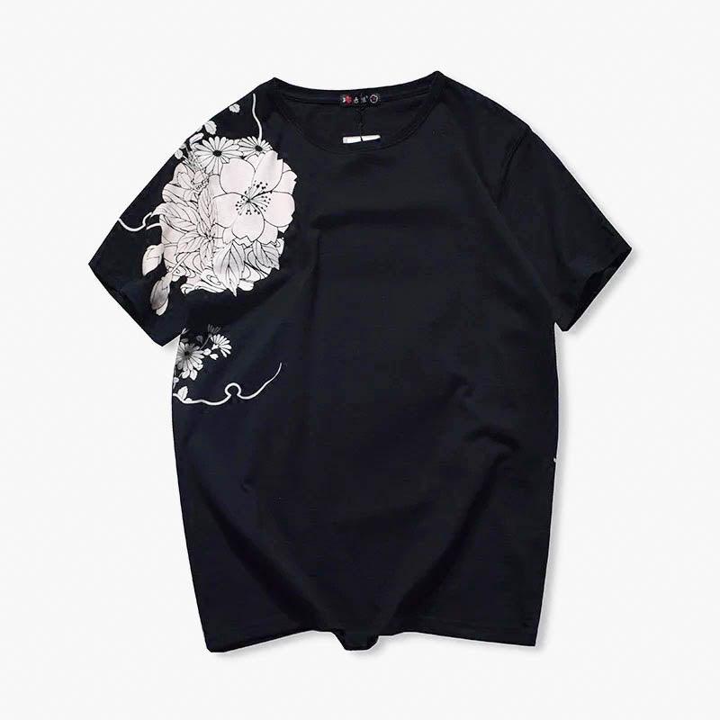 Koi Floral Shirt Streetwear Brand Techwear Combat Tactical YUGEN THEORY