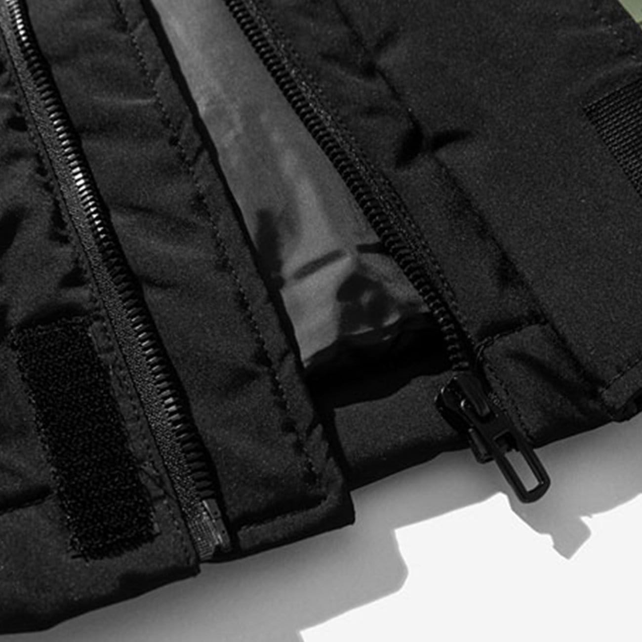 Labeling Hooded Winter Down Coat Streetwear Brand Techwear Combat Tactical YUGEN THEORY