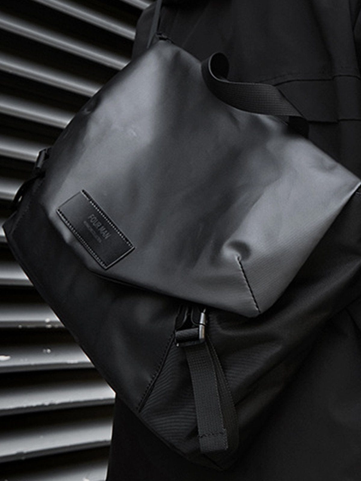 Labelled Messenger Bag Streetwear Brand Techwear Combat Tactical YUGEN THEORY
