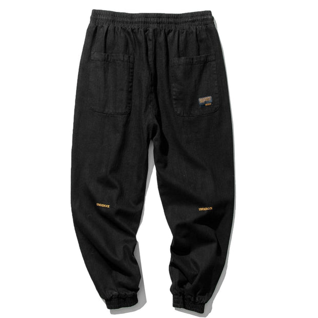 Letter Embroidery Harem Pants Streetwear Brand Techwear Combat Tactical YUGEN THEORY