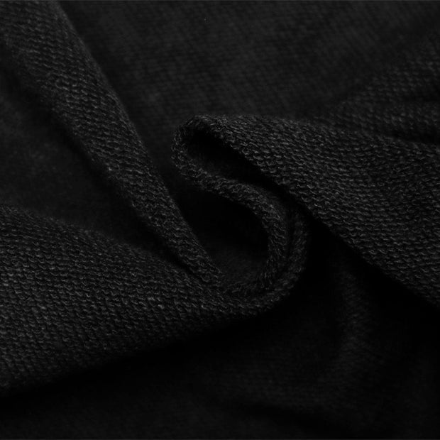 Letter Print Turtleneck Sweatshirt Streetwear Brand Techwear Combat Tactical YUGEN THEORY