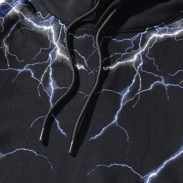 Lightning Hoodie Streetwear Brand Techwear Combat Tactical YUGEN THEORY