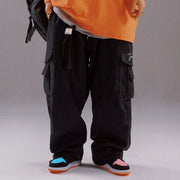 Long Belt Stitching Pockets Cargo Pants Streetwear Brand Techwear Combat Tactical YUGEN THEORY