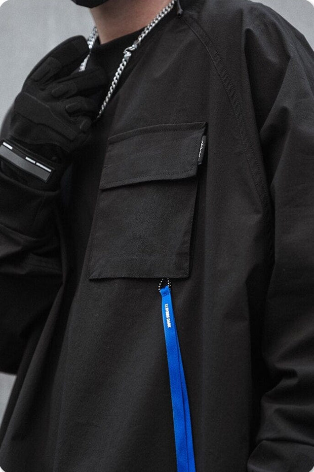 Long Sleeve Utility Throwover Streetwear Brand Techwear Combat Tactical YUGEN THEORY