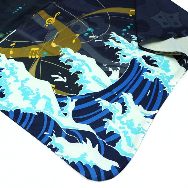 Mermaid & Waves Haori Kimono Cardigan Streetwear Brand Techwear Combat Tactical YUGEN THEORY