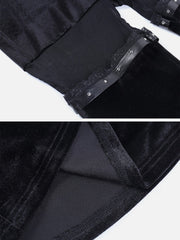 Mesh Patchwork Flare Pants Streetwear Brand Techwear Combat Tactical YUGEN THEORY