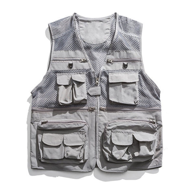 Mesh Vest Jacket Streetwear Brand Techwear Combat Tactical YUGEN THEORY