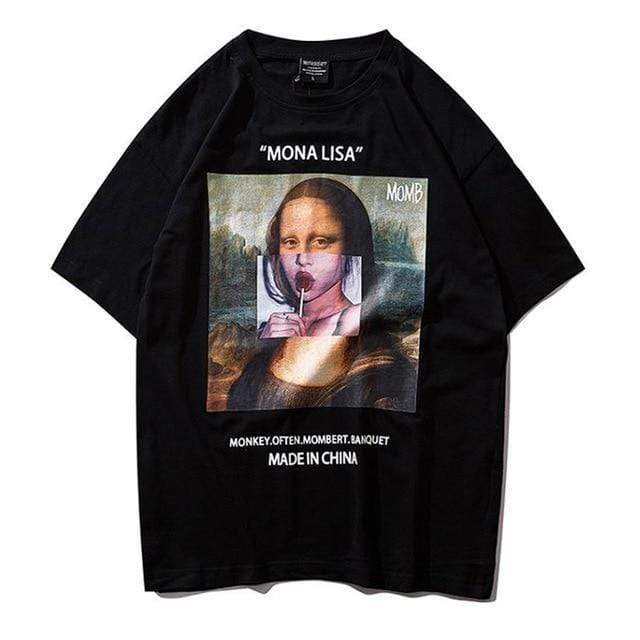 Mona Lisa T-Shirt Streetwear Brand Techwear Combat Tactical YUGEN THEORY