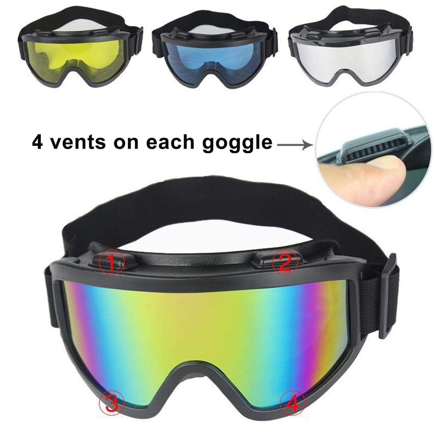 Motorcycle Helmet Tactical Goggles