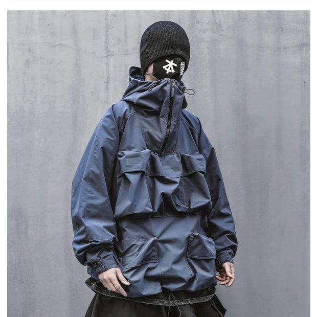 Multi Pocket Techwear Jacket Streetwear Brand Techwear Combat Tactical YUGEN THEORY