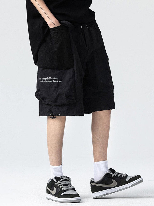 Multi Pockets Cargo Short Streetwear Brand Techwear Combat Tactical YUGEN THEORY