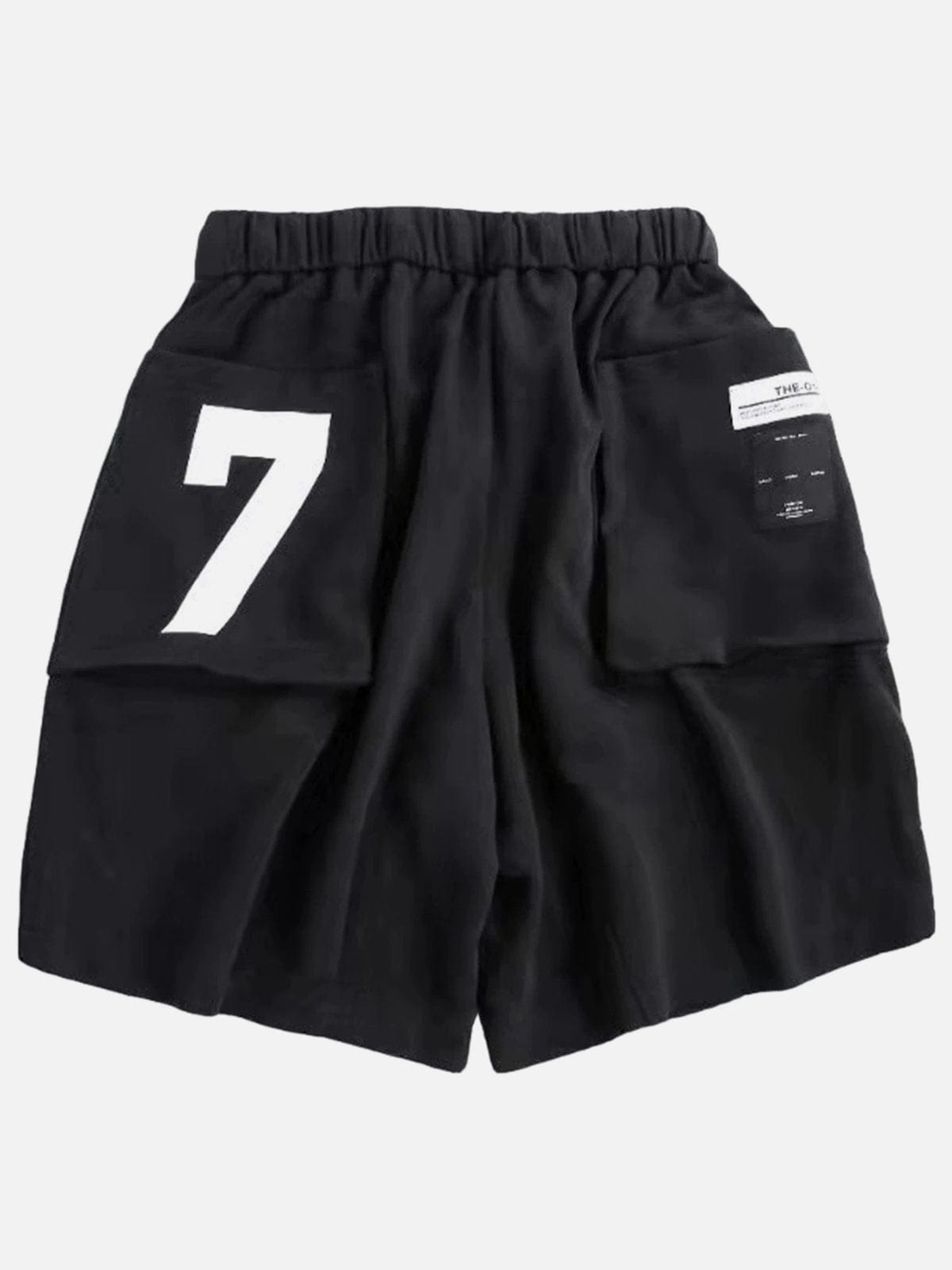 Multi Pockets Drawstring Numbers Shorts Streetwear Brand Techwear Combat Tactical YUGEN THEORY