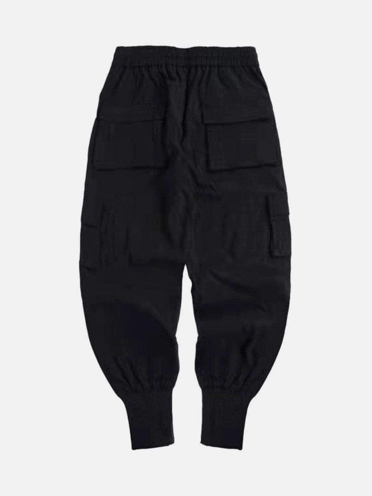 Multi Pockets Drawstring Zipper Pants Streetwear Brand Techwear Combat Tactical YUGEN THEORY