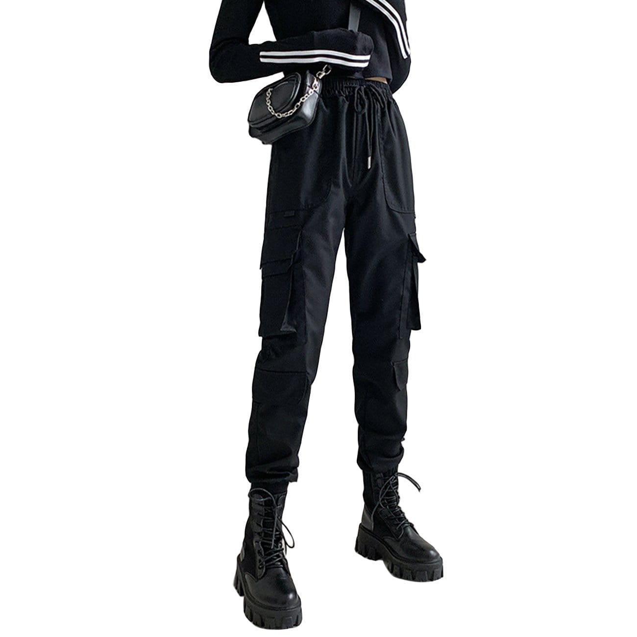 Multi Pockets Fleece Function Pants Streetwear Brand Techwear Combat Tactical YUGEN THEORY