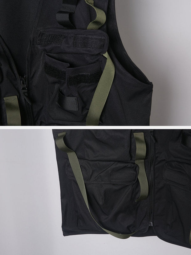 Multi Pockets Function Vest Streetwear Brand Techwear Combat Tactical YUGEN THEORY