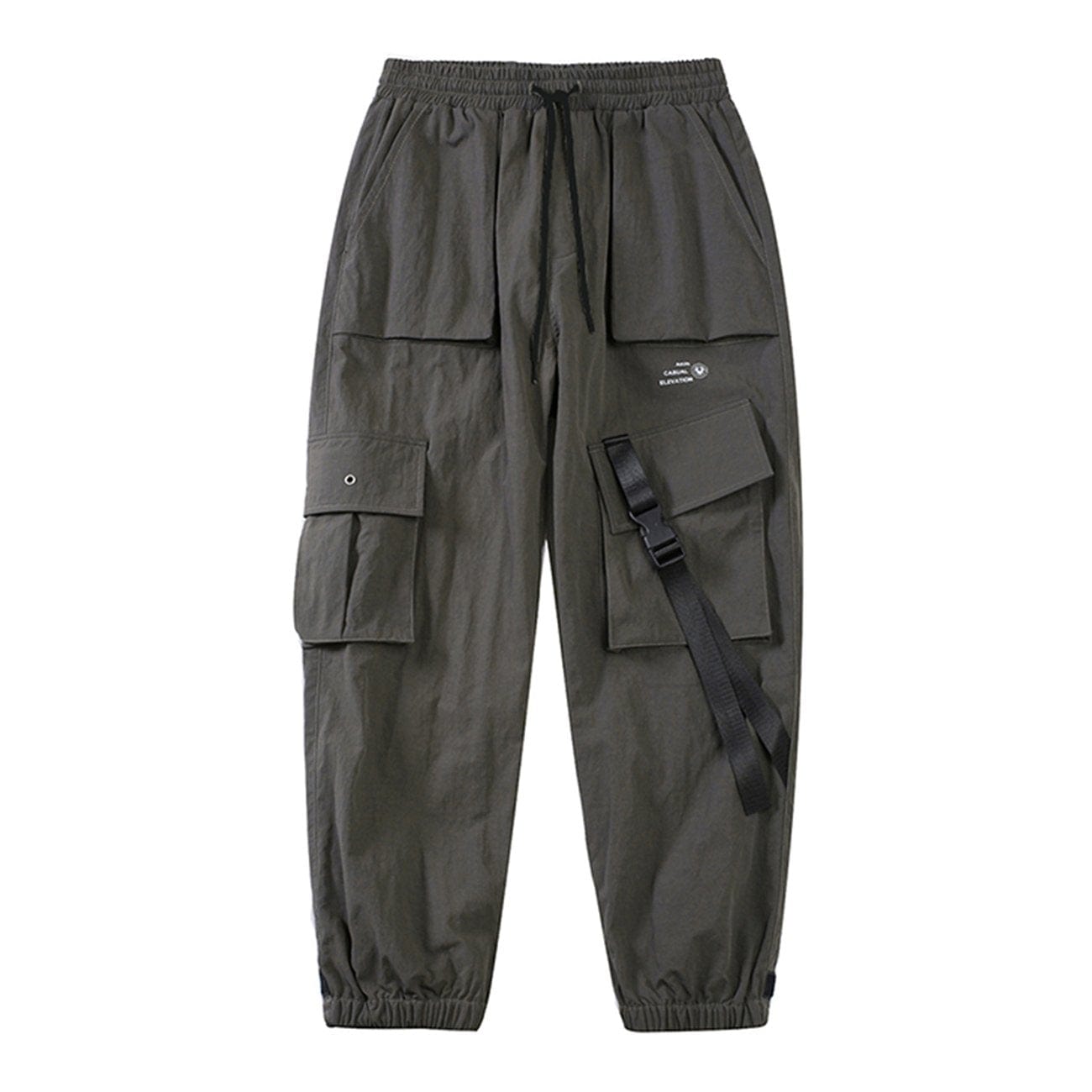 Multi Pockets Ribbons Cargo Pants Streetwear Brand Techwear Combat Tactical YUGEN THEORY