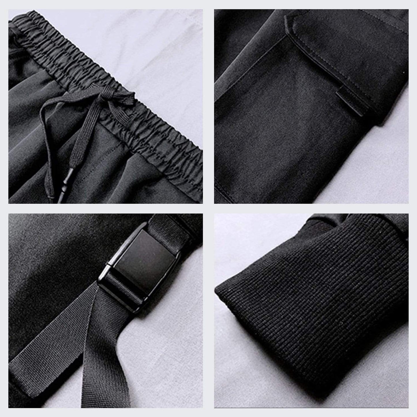Multi Pockets Ribbons Pants Streetwear Brand Techwear Combat Tactical YUGEN THEORY