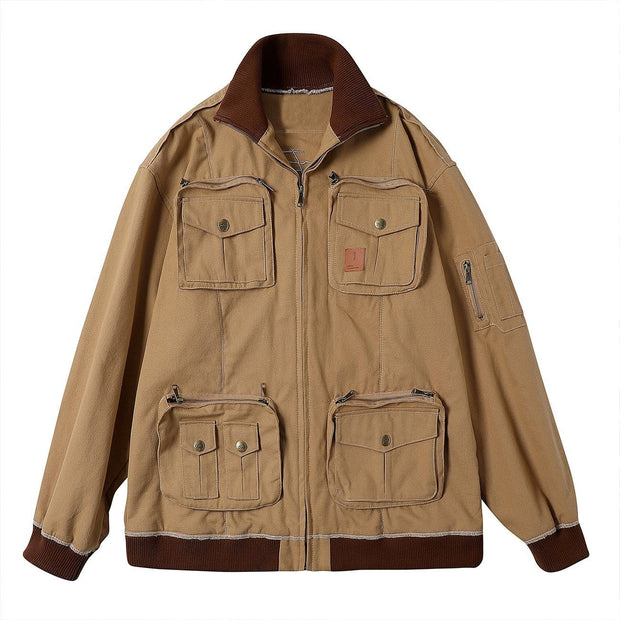 Multiple Zipper Pockets Jacket Streetwear Brand Techwear Combat Tactical YUGEN THEORY