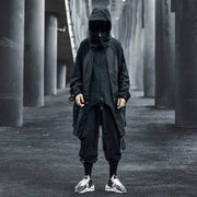 Nano Long Techwear Jacket Streetwear Brand Techwear Combat Tactical YUGEN THEORY