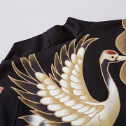 "Painting Crane" Kimono Streetwear Brand Techwear Combat Tactical YUGEN THEORY