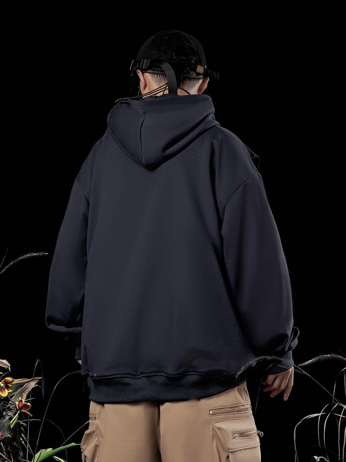 Patchwork Vest Hoodie Streetwear Brand Techwear Combat Tactical YUGEN THEORY