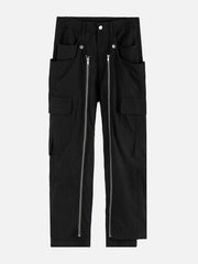 Patchwork Zipper Pants Streetwear Brand Techwear Combat Tactical YUGEN THEORY