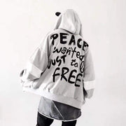 Peace Hoodie Streetwear Brand Techwear Combat Tactical YUGEN THEORY