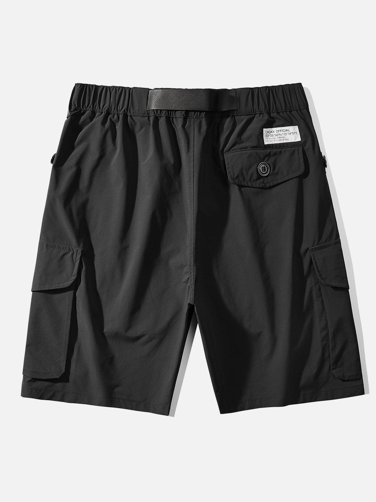 Personalized Belt Multi Pockets Shorts Streetwear Brand Techwear Combat Tactical YUGEN THEORY
