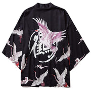 "Pink Crane" Kimono Streetwear Brand Techwear Combat Tactical YUGEN THEORY