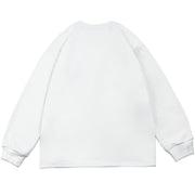 Polar Fleece Shadow Print Sweatshirt Streetwear Brand Techwear Combat Tactical YUGEN THEORY