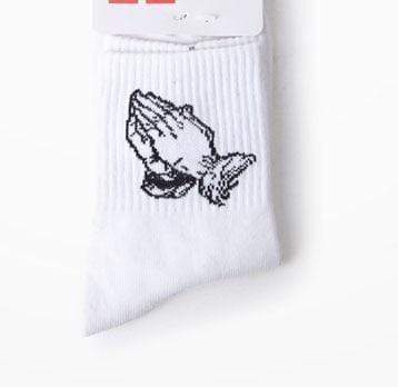 Pray Hands Socks Streetwear Brand Techwear Combat Tactical YUGEN THEORY