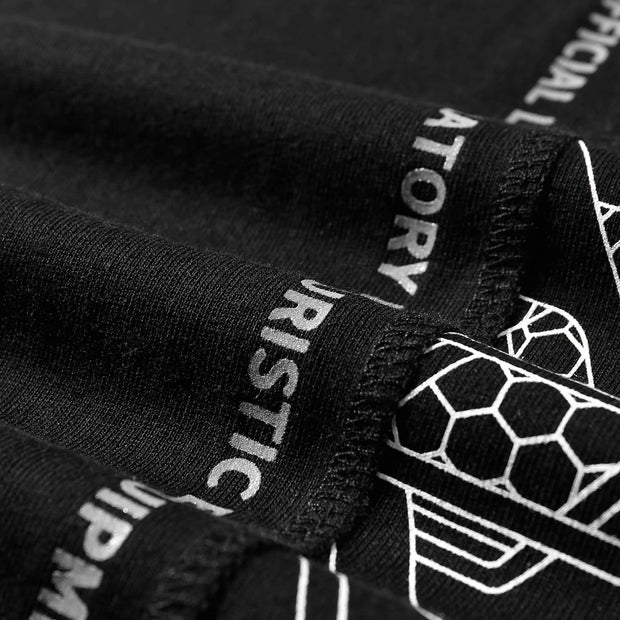 Punk Function Mechanical Data Print Cotton Tee Streetwear Brand Techwear Combat Tactical YUGEN THEORY