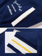 R baseball Embroidery Varsity Jacket Streetwear Brand Techwear Combat Tactical YUGEN THEORY