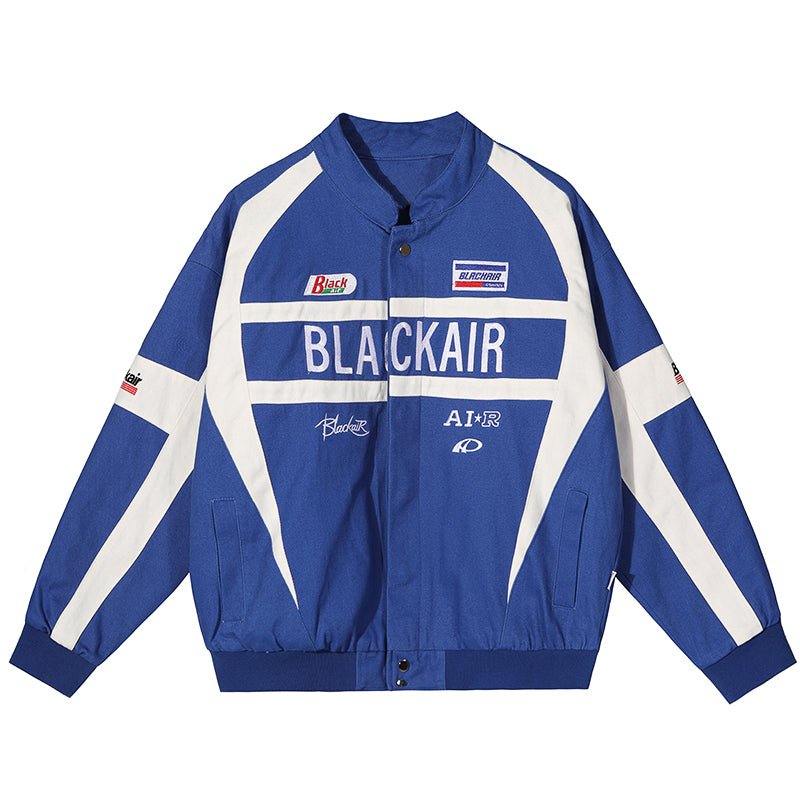 Racing Winter Jacket Embroidered Badge Streetwear Brand Techwear Combat Tactical YUGEN THEORY