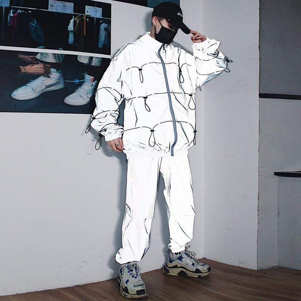 Reflective Tracksuit Streetwear Brand Techwear Combat Tactical YUGEN THEORY
