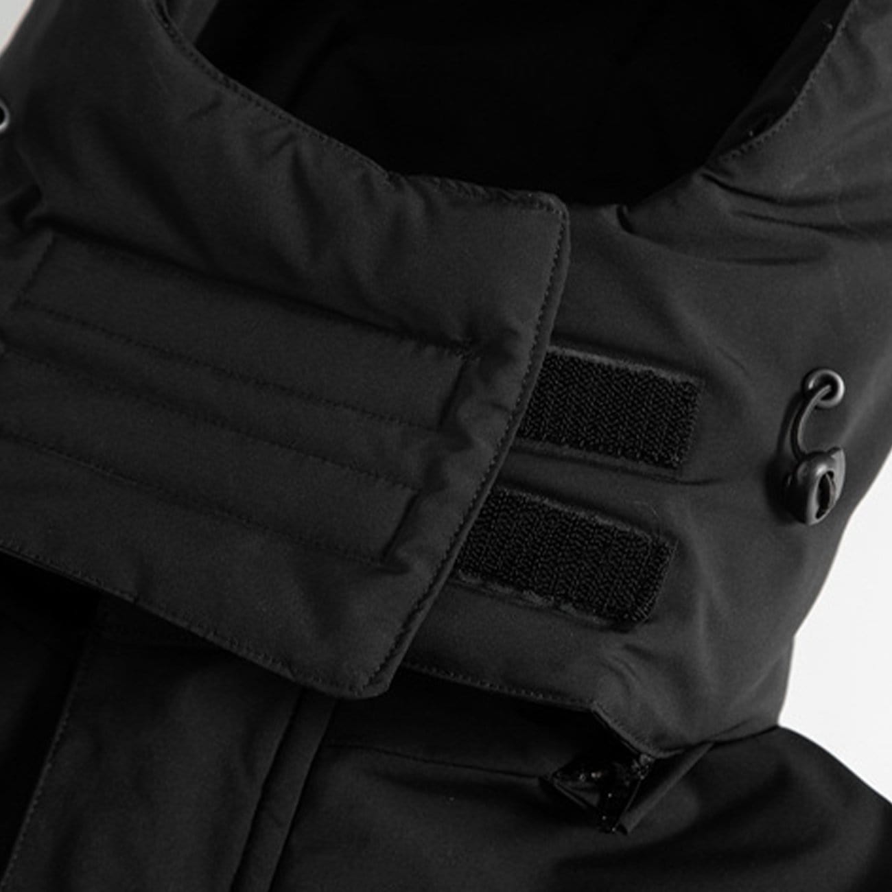 Removable Multi Pockets Winter Coat Streetwear Brand Techwear Combat Tactical YUGEN THEORY