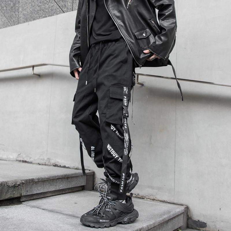 Ribbon Tech Wear Pants Streetwear Brand Techwear Combat Tactical YUGEN THEORY