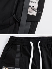 Ribbons Drawstring Function Cargo Pants Streetwear Brand Techwear Combat Tactical YUGEN THEORY