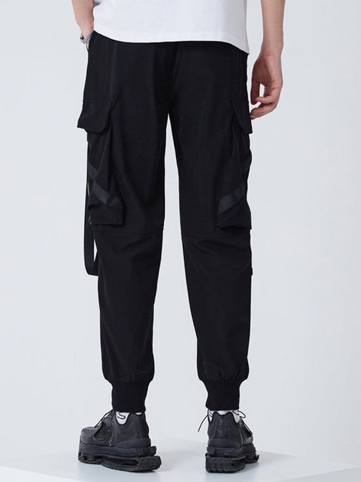 Ribbons Drawstring Function Cargo Pants Streetwear Brand Techwear Combat Tactical YUGEN THEORY