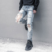 "Ripped Beggar" Jeans Streetwear Brand Techwear Combat Tactical YUGEN THEORY